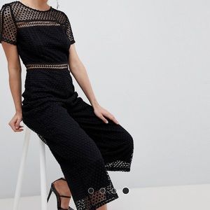 Black Lace Jumpsuit